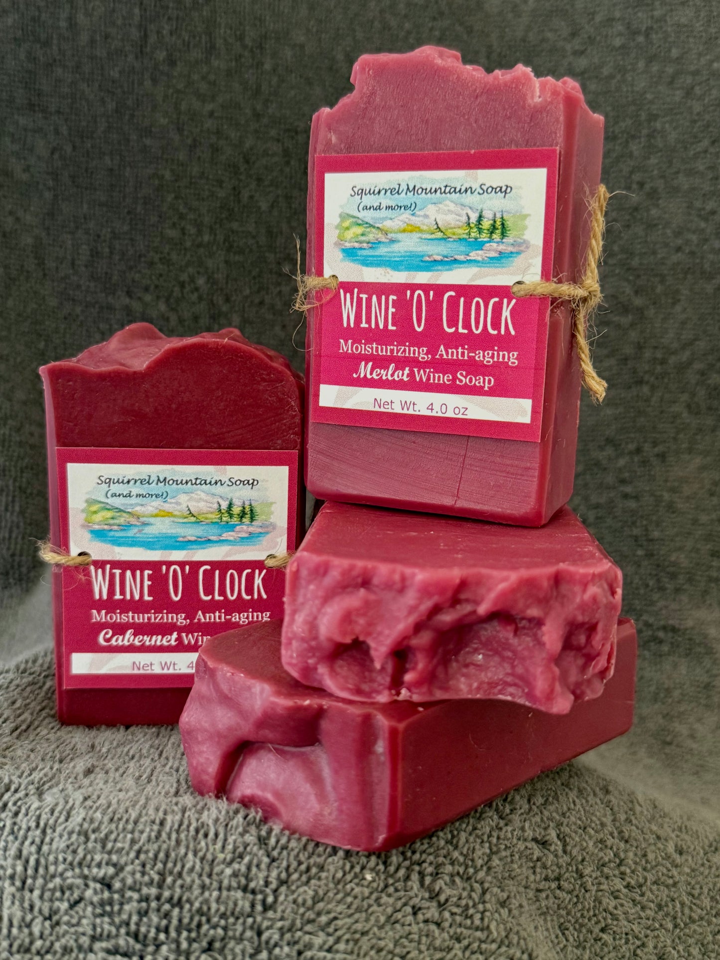 Wine O' Clock Red Wine Bar Soap