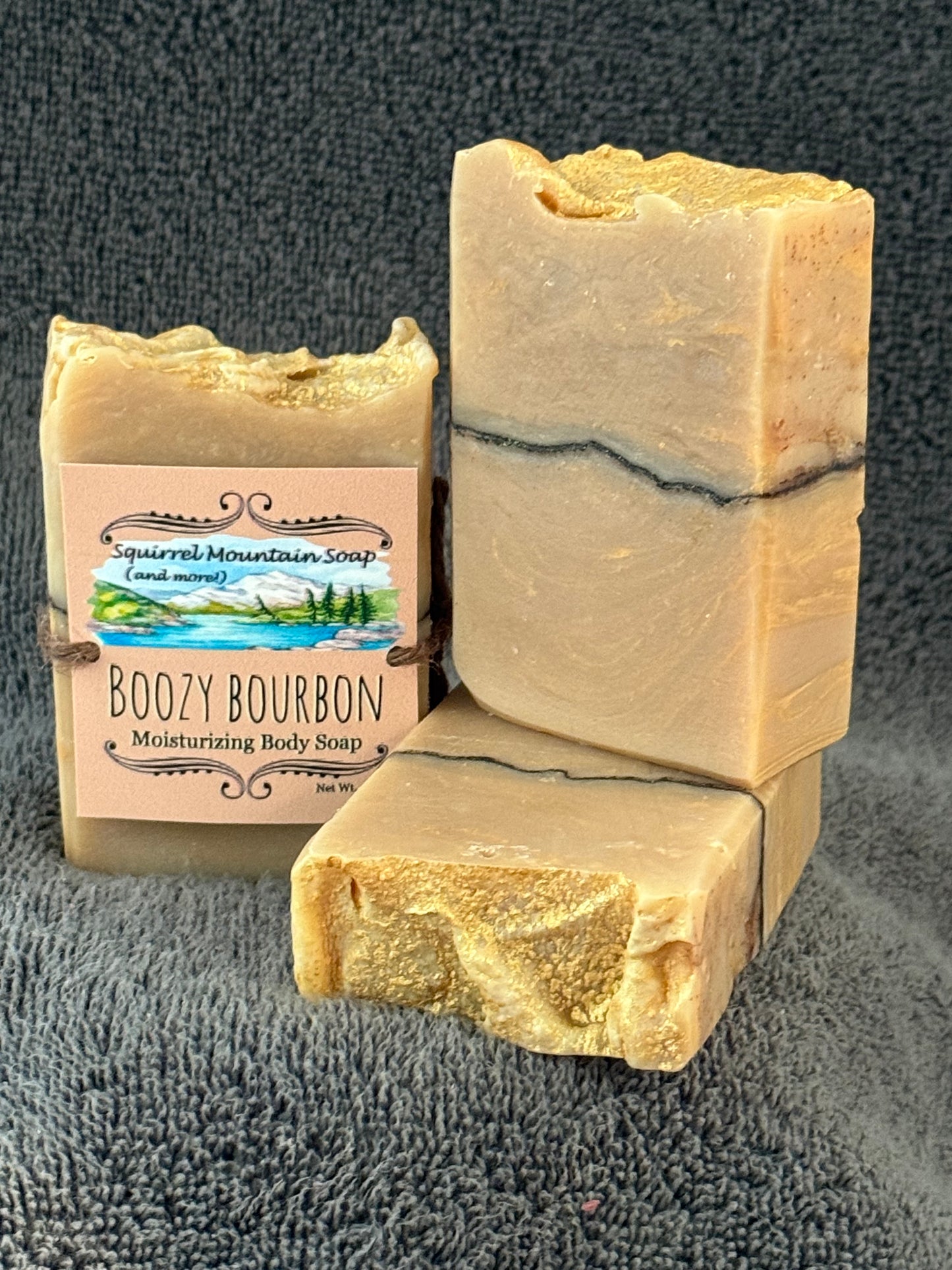 Boozy Bourbon - Whiskey Bar Soap
